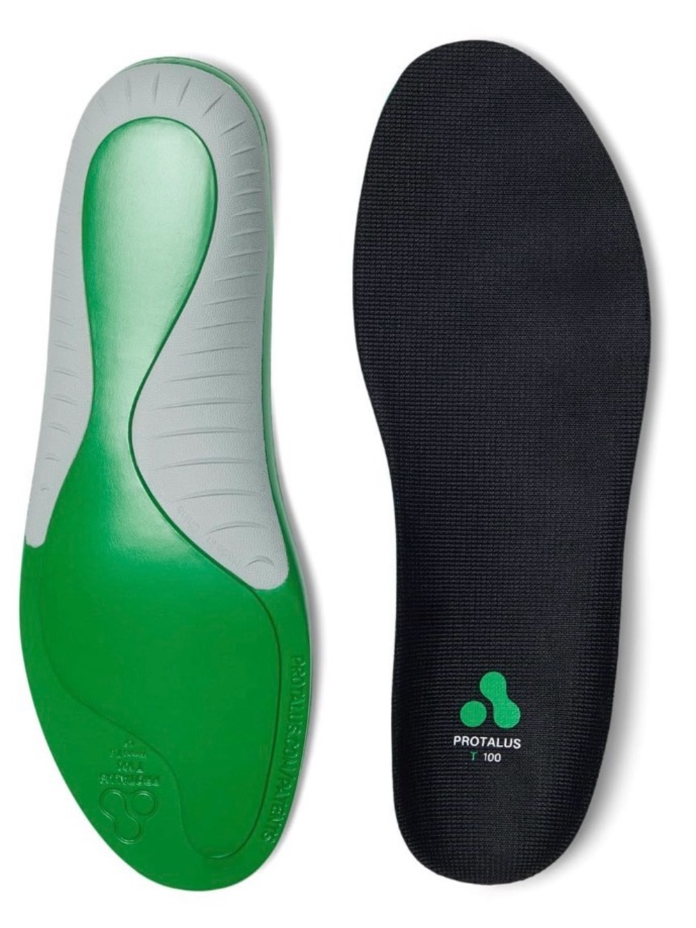 Black and Green Cushioned Shoe Insole